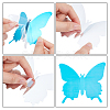 6 Sets 6 Colors PVC Mirror Wall Stickers DIY-GA0002-03-3