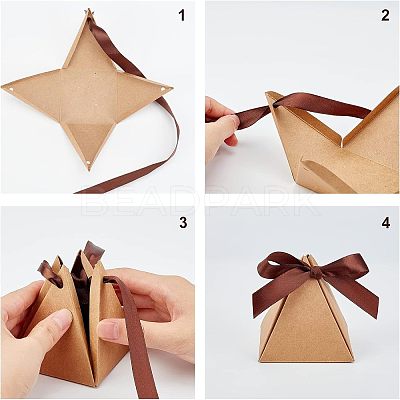 Paper Jewelry Box CON-WH0076-12C-1