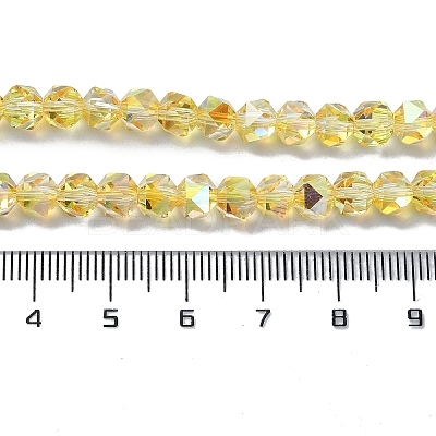Electroplate Glass Beads X-EGLA-L018-B-AB06-1
