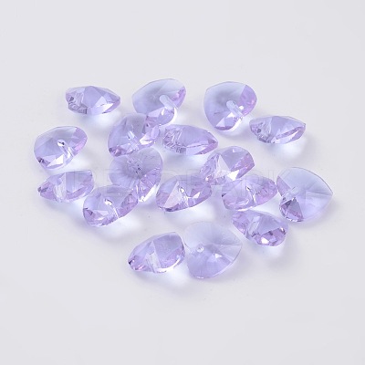 Romantic Valentines Ideas Glass Charms G030V14mm-04-1