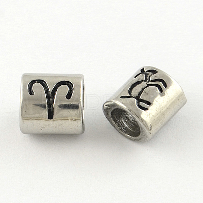 Tarnish Resistant Smooth Surface 304 Stainless Steel European Bead STAS-R079-A03-1