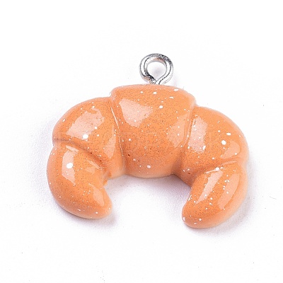 Resin Pendants RESI-K009-12P-1