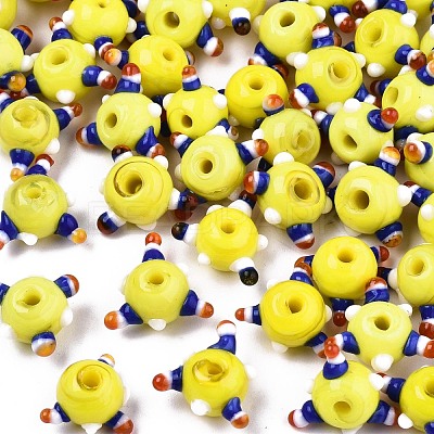 Handmade Bumpy Lampwork Beads LAMP-S194-003-A03-1