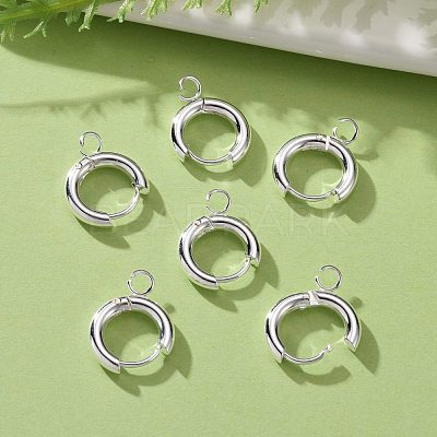 201 Stainless Steel Huggie Hoop Earring Findings STAS-P283-01A-S-1