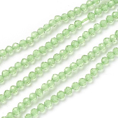 Transparent Glass Beads Strands GLAA-F094-A20-1