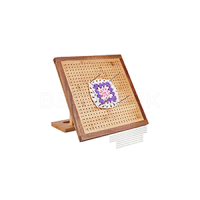 Square Wood Crochet Blocking Board DIY-BC0013-59B-1