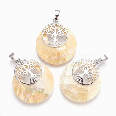 Shell Pendants G-F573-D-1
