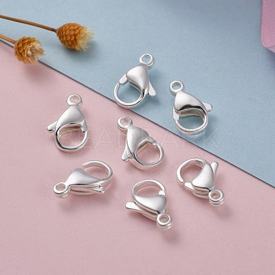 304 Stainless Steel Lobster Claw Clasps STAS-E464-21A-S-1