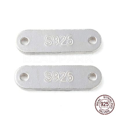 925 Sterling Silver Connector Charms STER-P053-01S-1