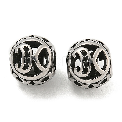 304 Stainless Steel Beads Rhinestone Settings STAS-O002-01K-AS-1
