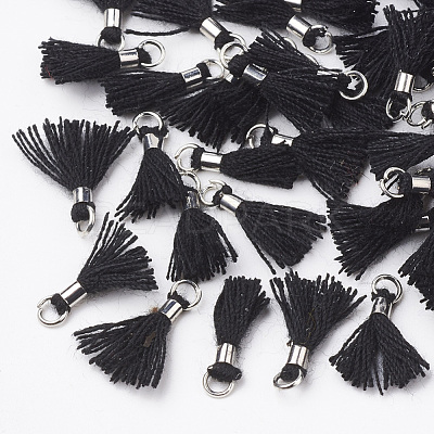 Polycotton(Polyester Cotton) Tassel Pendant Decorations FIND-S275-P-M-1
