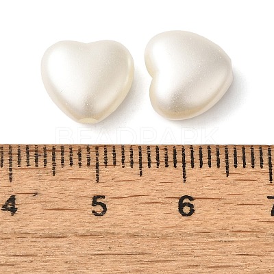 ABS Plastic Imitation Pearl Beads X-OACR-T018-10A-1
