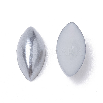 ABS Plastic Imitation Pearl Cabochons SACR-R756-8x4mm-Z41-1