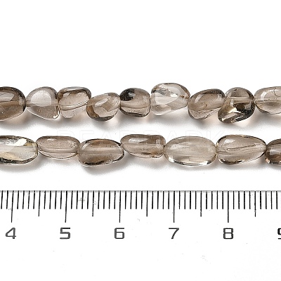 Natural Smoky Quartz Beads Strands G-H085-D01-01-1