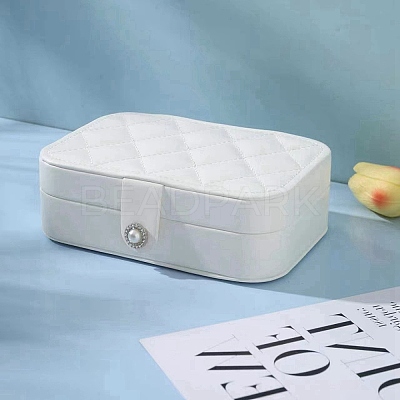 PU Leather Jewelry Set Organizer Box PW-WG10131-01-1