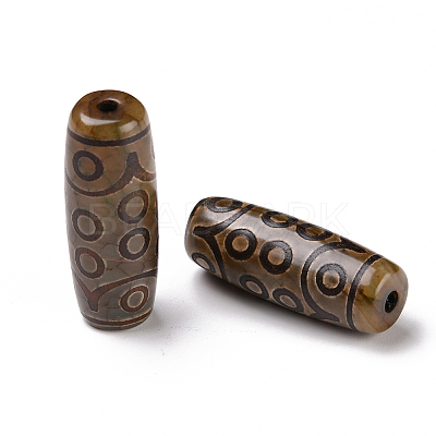 Tibetan Style dZi Beads X-TDZI-E004-06-1