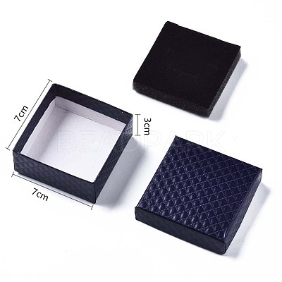 Square Cardboard Jewelry Boxes CBOX-N012-34A-1