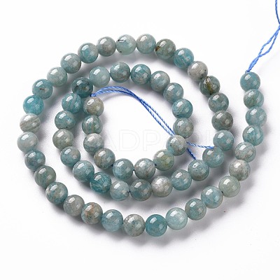 Natural Amazonite Beads Strands G-S333-6mm-005-1