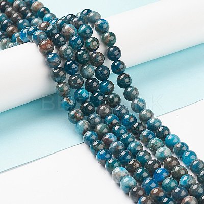 Natural Apatite Beads G-E481-05-8mm-01-1