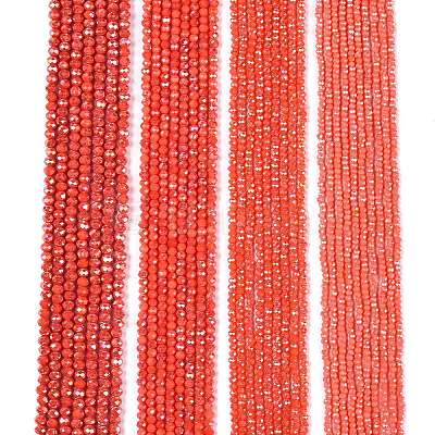 Electroplate Glass Beads Strands LS-EGLA-A044-P3mm-B21-1