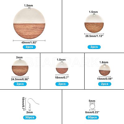 DIY Dangle Earring Making Kits DIY-OC0002-50-1