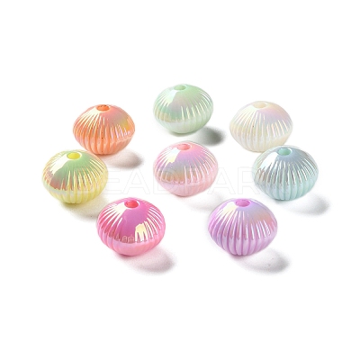 Opaque UV Plating Acrylic Beads PACR-D288-22-1