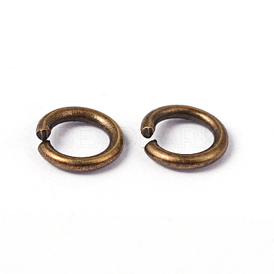 Brass Open Jump Rings JRC6MM-AB-1