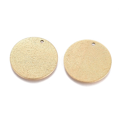 Ion Plating(IP) 304 Stainless Steel Pendants STAS-G211-20mm-01G-1