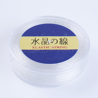 Japanese Round Elastic Crystal String EW-G007-02-0.8mm-1