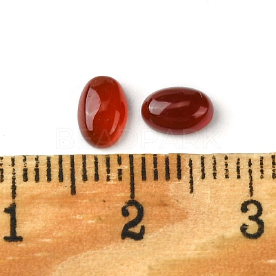 Natural Red Agate Cabochons G-A094-01A-02-1