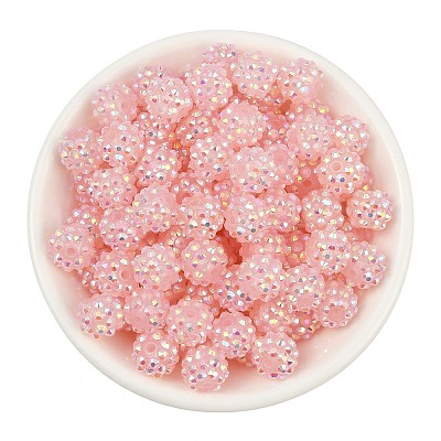 AB-Color Resin Rhinestone Beads RESI-S315-10x12-19-1