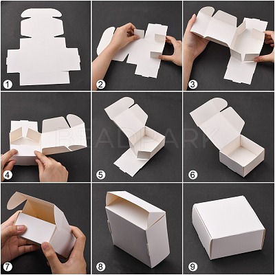 Kraft Paper Gift Box CON-K003-02A-02-1