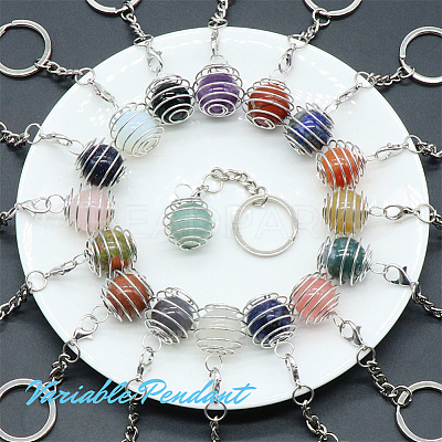 Iron Wire Pendants FIND-HY0001-75-1