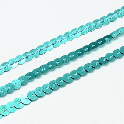 Plastic Paillette Beads PVC-Q085-6mm-11-1
