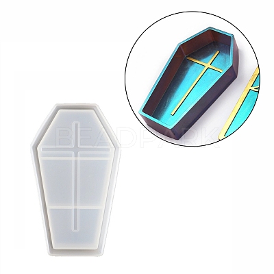 Halloween Theme Coffin Box Silicone Molds SIMO-PW0001-262-1