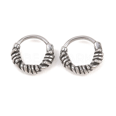 316 Stainless Steel Cartilage Earrings AJEW-C044-16C-AS-1