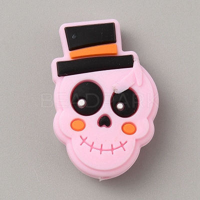 Halloween Skull Food Grade Eco-Friendly Silicone Beads SIL-SZC0003-09A-1