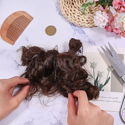 PP Doll Wig Long Curly Hair DIY-WH0591-249C-20-1