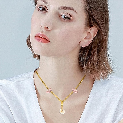 30Pcs 5 Colors Glass Imitation Gemstone Pendants FIND-YW0012-39-1