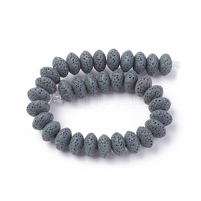 Natural Lava Rock Beads Strands G-F671-01B-19-1