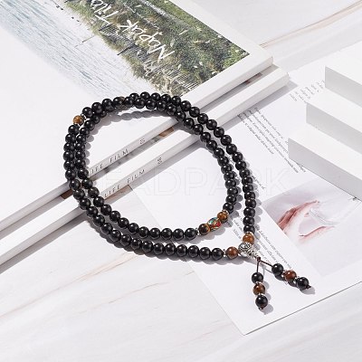 Mala Bead Bracelet BJEW-JB08211-1
