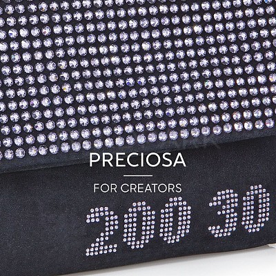 Preciosa® MAXIMA Crystal No Hotfix Flatback Stones Y-PRC-NSS12-00030-251-1