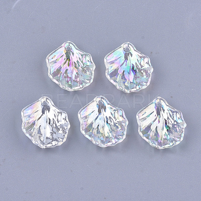 Transparent Acrylic Pendants TACR-T007-08A-1