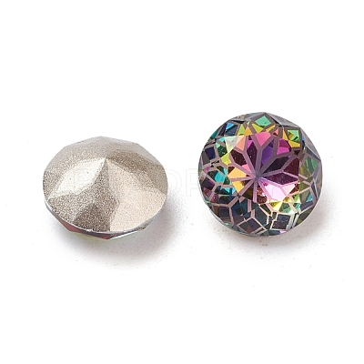 K9 Glass Rhinestone Pointed Back Cabochons RGLA-P030-06B-001VO-1