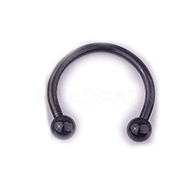 303 Stainless Steel Circular/Horseshoe Barbell Nose Rings WG86D19-06-1