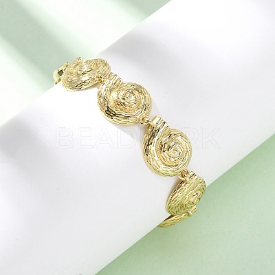 Brass Link Bracelets for Women BJEW-H209-01C-G-1