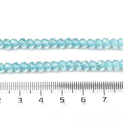Transparent Glass Beads EGLA-A035-T4mm-D08-1
