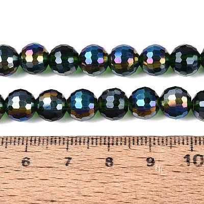 Transparent Glass Beads Strands GLAA-Q107-02A-12-1