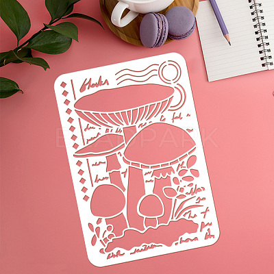 Plastic Drawing Painting Stencils Templates DIY-WH0396-366-1