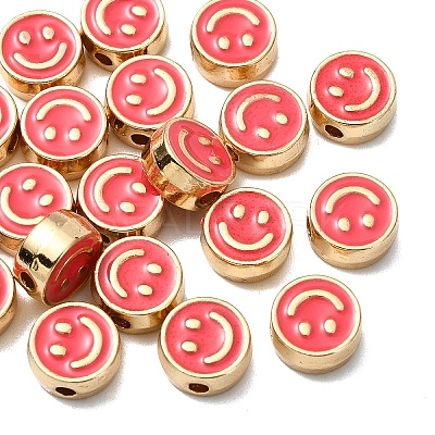 20Pcs Alloy Enamel Beads FIND-YW0009-18D-1
